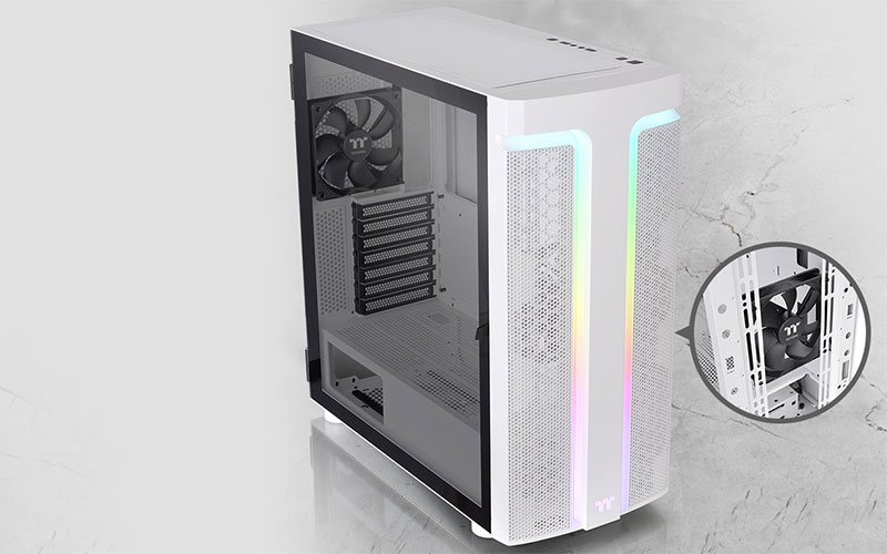 Bo&icirc;tier Thermaltake H590 TG Blanc Maroc