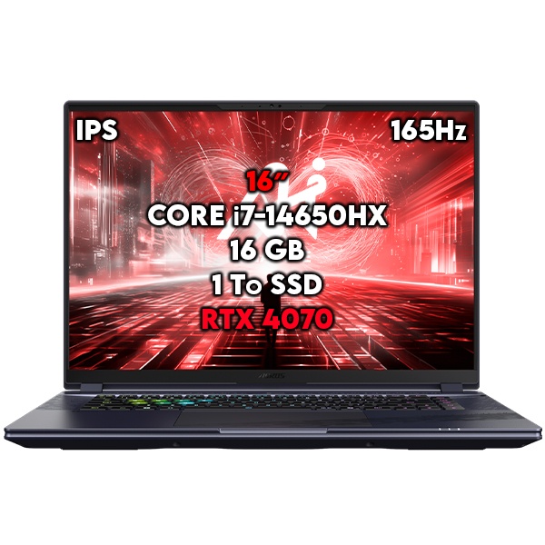 AORUS 16X ASG-53FRC54SH - Core™ i7 14th, RTX 4070, 16GB, 1TB