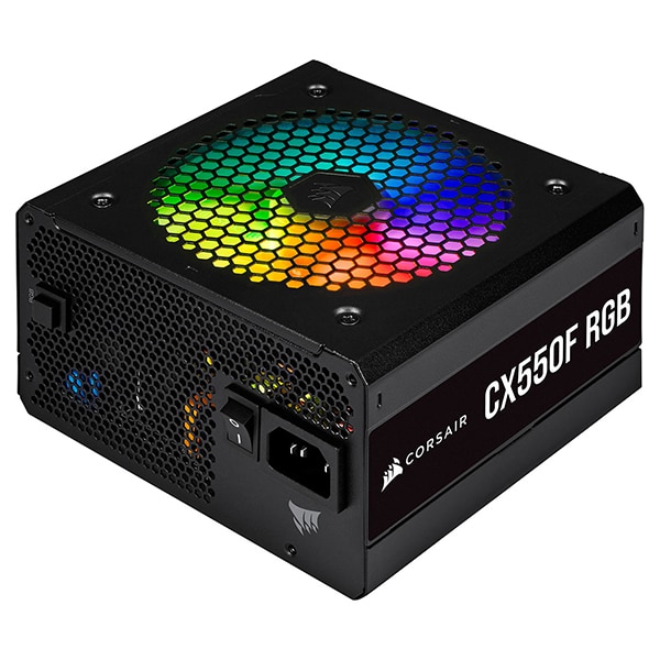 Corsair CX550F RGB 80PLUS Bronze (Noir)
