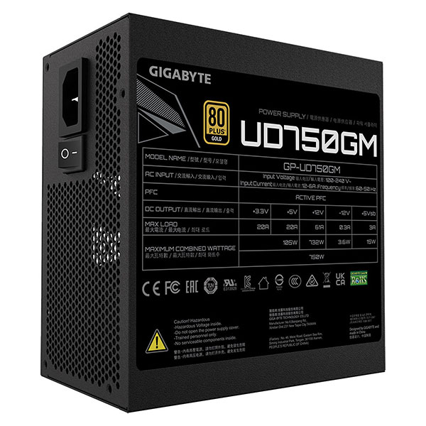 Gigabyte UD750GM 750W 80 Plus GOLD