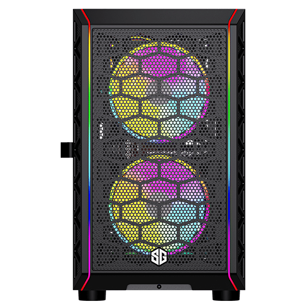 SG DUOMESH 3 FAN ARGB NOIR