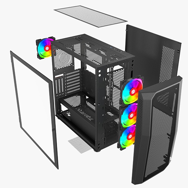 Boitier SG FIRE ARGB NOIR Maroc