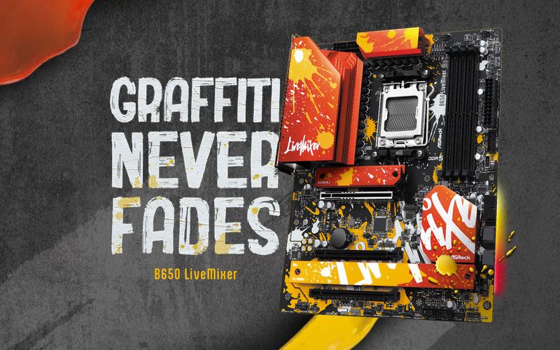 Carte M&egrave;re ASRock B650 LiveMixer Maroc