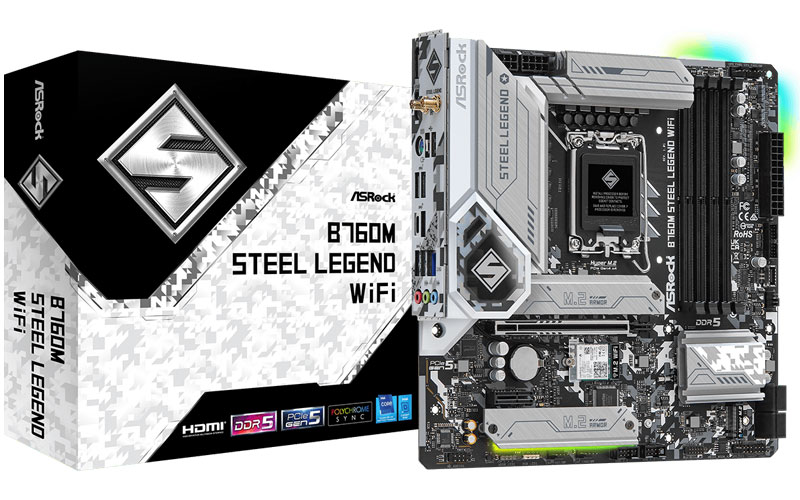 Carte M&egrave;re ASRock B760M STEEL LEGEND WIFI