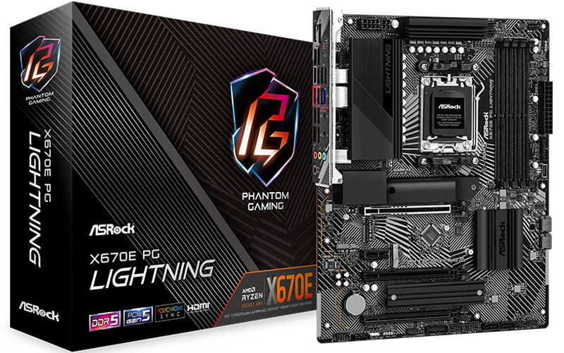 Carte M&egrave;re ASRock X670E PG Lightning Maroc