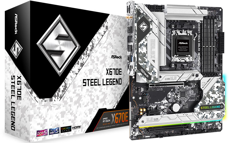 Carte Mère ASRock X670E Steel Legend Maroc