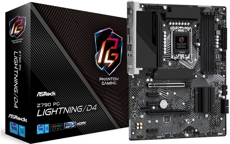 Carte M&egrave;re ASRock Z790 PG Lightning D4 Maroc