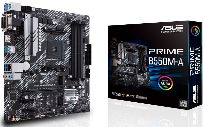 Carte m&egrave;re ASUS PRIME B550M-A