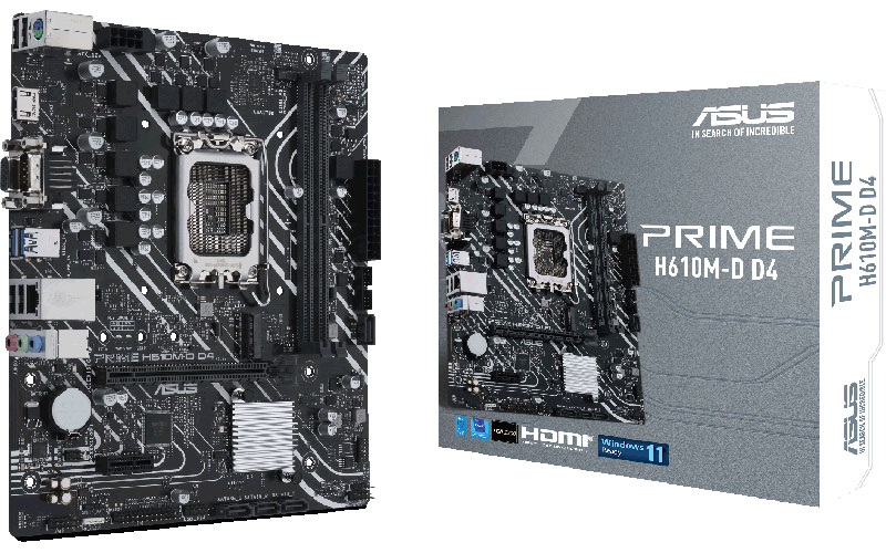 Carte mère ASUS PRIME H610M-D D4