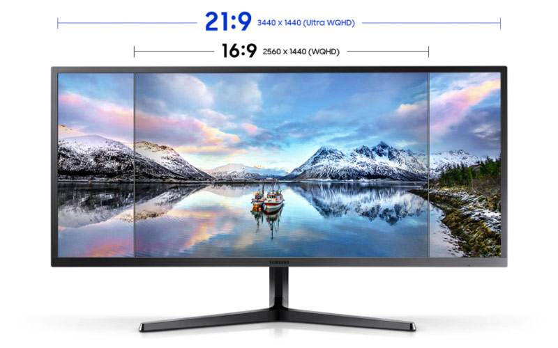 Moniteur Samsung WQHD 34.1 LED LS34J550WQR