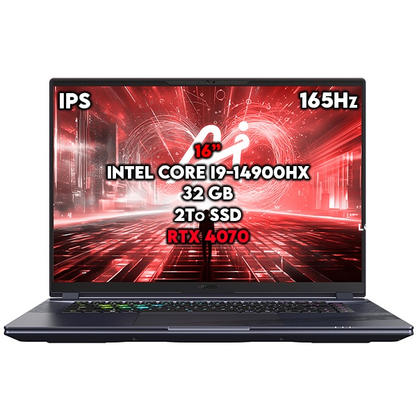 AORUS 16X ASG-63FRC65SH - Core™ i9 14th, RTX 4070, 32GB, 2TB