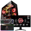 SETUP GAMER R7 5700X-RTX 4060Ti 16Go + 275F + HPG100