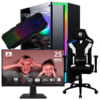 SETUP GAMER R3 3100-GT 1030 + MP251 + R-ONE + GK100 + GM100