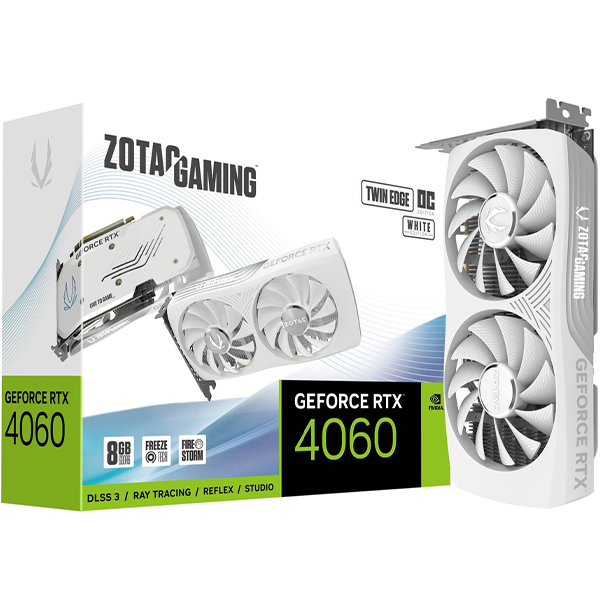 ZOTAC GAMING GeForce RTX 4060 8GB Twin Edge OC White Edition