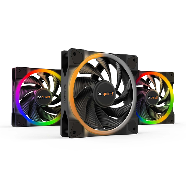 be quiet! Light Wings 120mm PWM High Speed Triple Pack ARGB