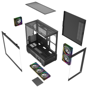 Boitier Gamer SG PRO MINI V2 6 FAN ARGB Maroc