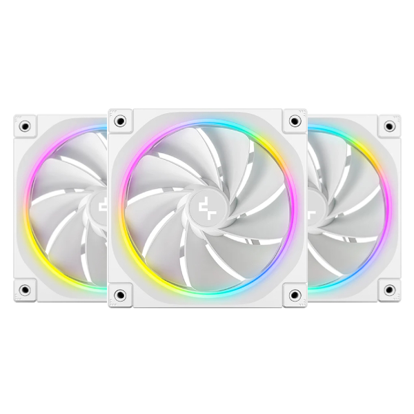 DeepCool FL12R 120mm Triple Pack Blanc