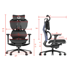 CHAISE XALLKING X5PLUS-203 NOIR MAROC