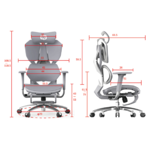 CHAISE XALLKING X5S-602-JT Gris MAROC