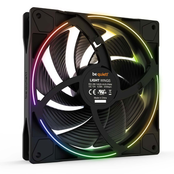 be quiet! Light Wings 140 mm PWM High Speed ARGB Triple Pack