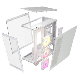 Boitier Corsair 3500X ARGB Blanc Maroc