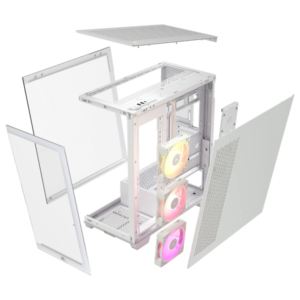 Boitier Corsair iCUE LINK 3500X ARGB Blanc Maroc