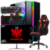 SETUP GAMER R5 3400G/8Go/256Go + HP24IPS100 + FIGHTER + HPG100