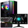 SETUP GAMER R5 5600G/8Go/256Go + G242L E14 + HPG100